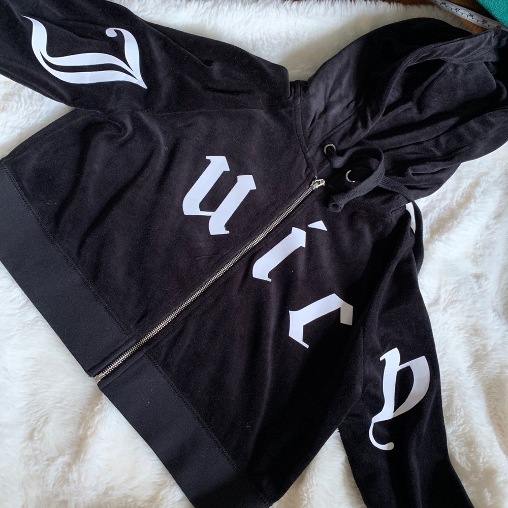 ✨3 FOR $20✨ Cropped juicy couture zip up hoodie